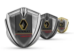 Renault Emblem Metal Badge Customizable Force Look
